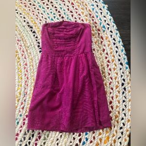 Express strapless dress